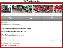 Tablet Screenshot of m.tritex-sales.com